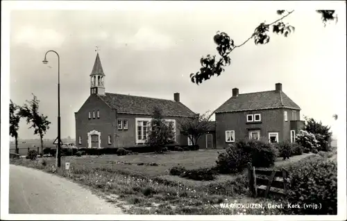 Ak Waardhuizen Nordbrabant Niederlande, Geref. Kerk