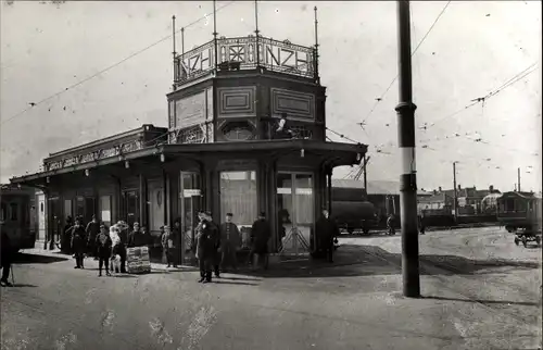 Ak Leiden Südholland Niederlande, N.Z.H. wachtlokaal station Leiden ca. 1915