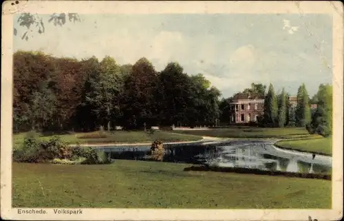 Ak Enschede Overijssel Niederlande, Volkspark