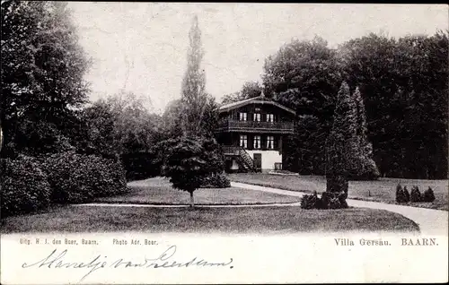 Ak Baarn Utrecht Niederlande, Villa Gersau