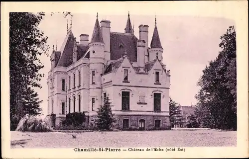 Ak Chemillé-St-Pierre Maine-et-Loire, Château de l'Echo, côté Est