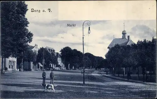 Ak Burg auf der Insel Fehmarn, Markt