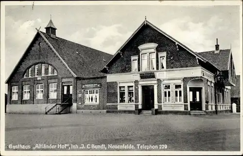 Ak Hamburg Harburg Neuenfelde, Gasthaus Altländer Hof