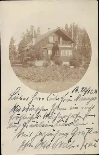 Foto Ak Hamburg Bergedorf, Blick auf ein Wohnhaus