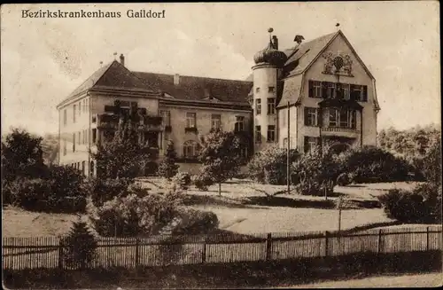 Ak Gaildorf am Kocher Württemberg, Bezirkskrankenhaus
