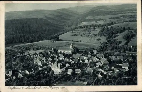 Ak Mainhardt in Württemberg, Ort  vom Flugzeug aus gesehen