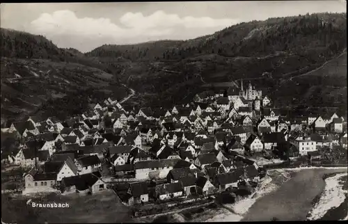 Ak Braunsbach Baden Württemberg, Totalansicht von Ort