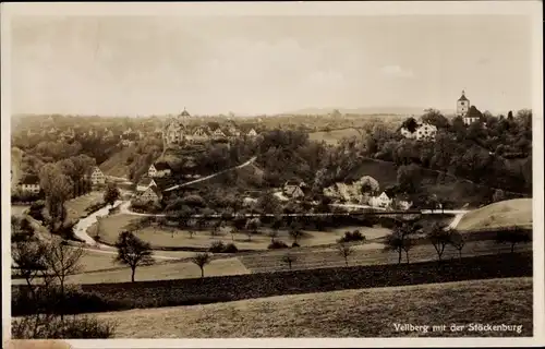 Ak Vellberg in Württemberg, Gesamtansicht, Stöckenburg