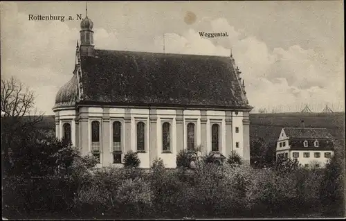 Ak Rottenburg am Neckar, Weggental, Kirche