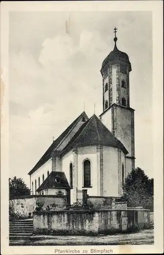 Ak Stimpfach in Württemberg, Pfarrkirche