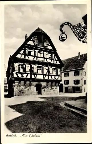 Ak Gaildorf am Kocher Württemberg, Altes Bräuhaus