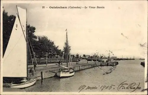 Ak Ouistreham Calvados, Le Vieux Bassin