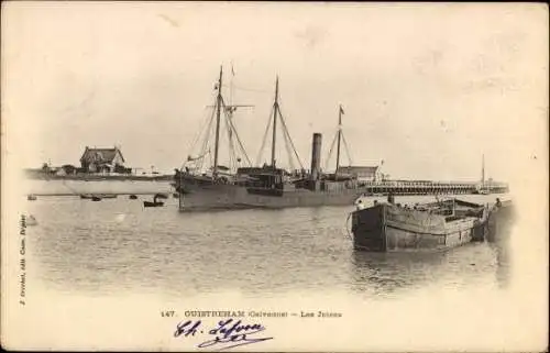 Ak Ouistreham Calvados, Les Jetees