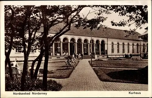 Ak Norderney in Ostfriesland, Kurhaus