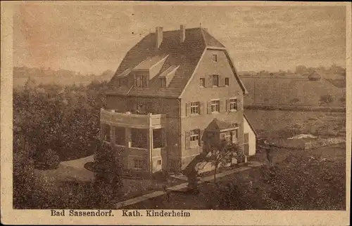 Ak Bad Sassendorf in Westfalen, Kath. Kinderheim