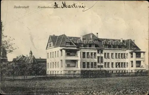 Ak Duderstadt im Eichsfeld, Krankenhaus St. Martini