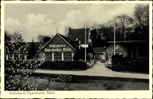 Ak Diepeschrath Bergisch Gladbach Nordrhein Westfalen, Waldschenke Diepeschrather Mühle