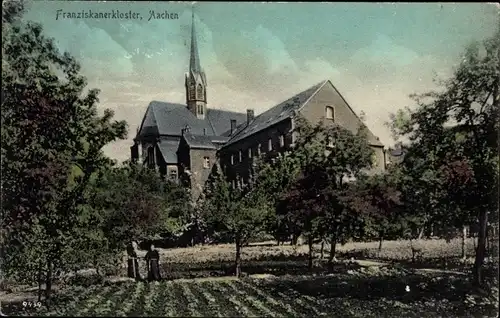 Ak Aachen Westfalen, Franziskanerkloster