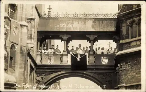 Foto Ak Aachen, Dom, Das Enthauptungstuch des hl. Johannes