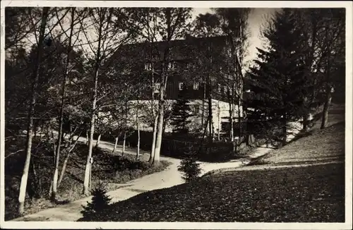 Ak Kipsdorf Altenberg im Erzgebirge, Blick zum Haus