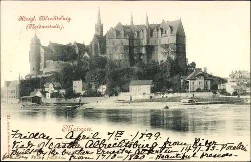 Ak Meißen an der Elbe, Königliche Albrechtsburg