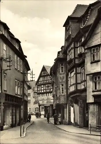 Ak Schmalkalden im Thüringer Wald, Salzbrücke und Mohrenstraße