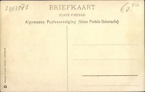 Ak Leiden Südholland Niederlande, Galgewater