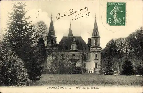 Ak Chemillé Maine-et-Loire, Château de Salboeuf