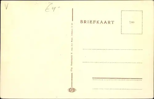 Ak Huizum Friesland Niederlande, Kerkstraat