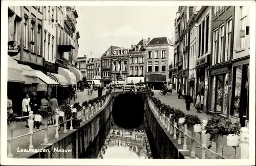 Ak Leeuwarden Friesland, Naauw, Kanalpartie