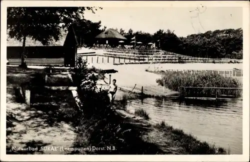 Ak Dorst Nordbrabant Niederlande, Natuurbad Surae, Leemputten