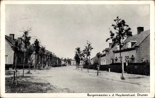 Ak Drunen Nordbrabant, Burgemeester v. d. Heydenstraat