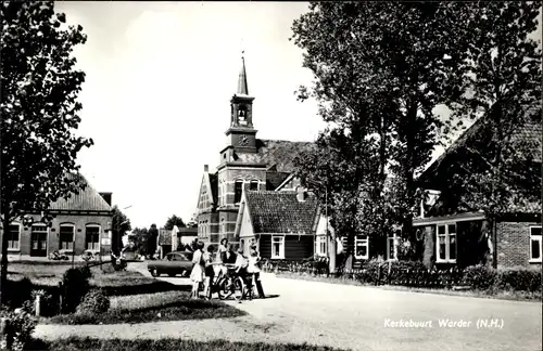 Ak Warder Nordholland Niederlande, Kerkebuurt