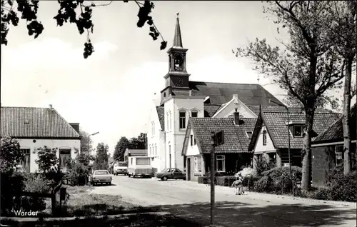 Ak Warder Nordholland Niederlande, Kerkebuurt