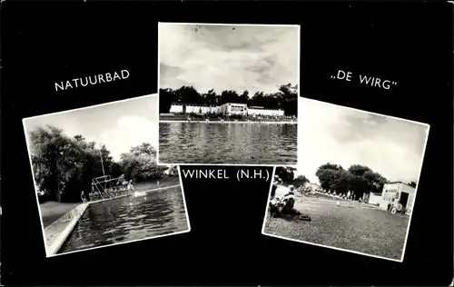 Ak Winkel Nordholland Niederlande, Natuurbad de Wirg