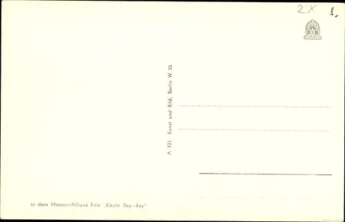 Ak Schauspieler Hans Albers, Pfeife, Film Käpt'n Bay Bay
