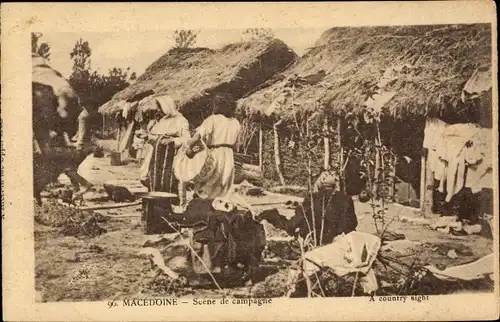 Ak Mazedonien, Scene de campagne