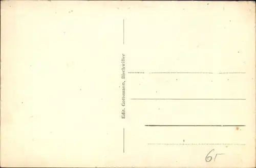 Ak Drusenheim Elsass Bas Rhin, Rue de Bischwiller, Handlung