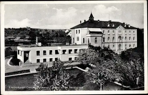 Ak Bad Camberg im Taunus, Blick auf das Liebersche Sanatorium