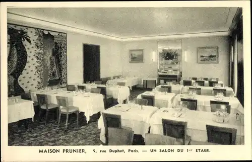 Ak Paris I, Maison Prunier, Rue Duphot, Innenansicht