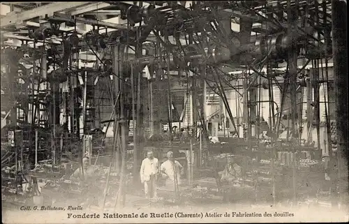 Ak Ruelle sur la Touvre Charente, Fonderie Nationale, Atelier de Fabrication des douilles