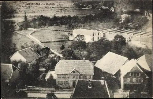 Ak Rougemont le Château Territoire de Belfort, Blick auf den Ort