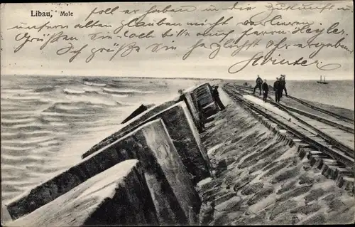 Ak Liepaja Libau Lettland, Mole