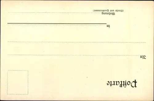 Lied Ak De biese Lieb, Wilhelm Vogel, Erzgebirge, Liebespaar, weinender Mann