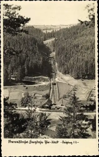 Ak Oberweißbach in Thüringen, Die Bergbahn