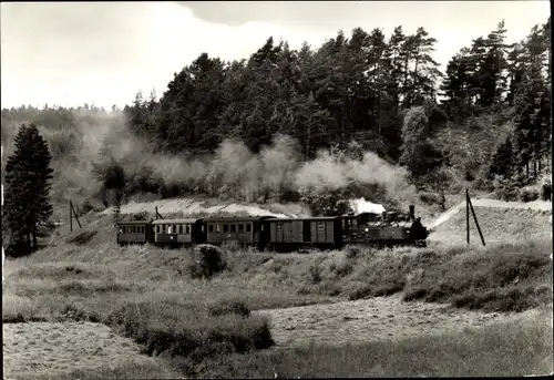 Ak Deutsche Eisenbahn, Dampflok, Dampflokomotive, Personenzug