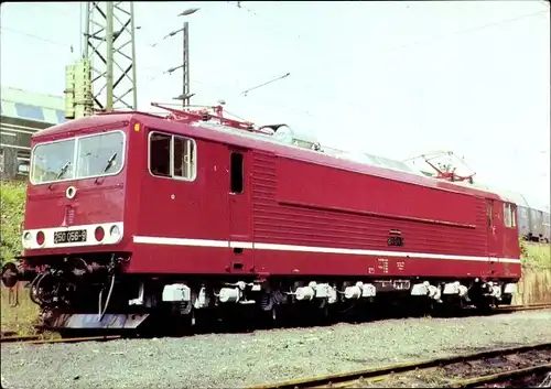 Ak Deutsche Eisenbahn, Elektrische Lokomotive der Baureihe 250, Verkehrsmuseum Dresden