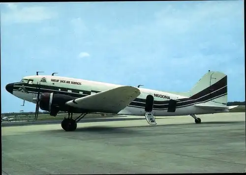 Ak Amerikanisches Passagierflugzeug, Smilin' Jack Air Services, Douglas DC-3A, N600NA