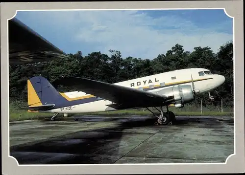 Ak Brasilianisches Passagierflugzeug, MDC Douglas DC-3C, PT-KZE