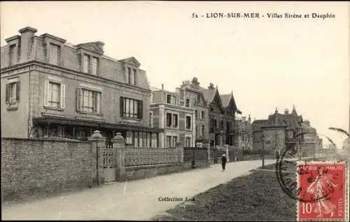 Ak Lion sur Mer Calvados, Villas Sirene et Dauphin